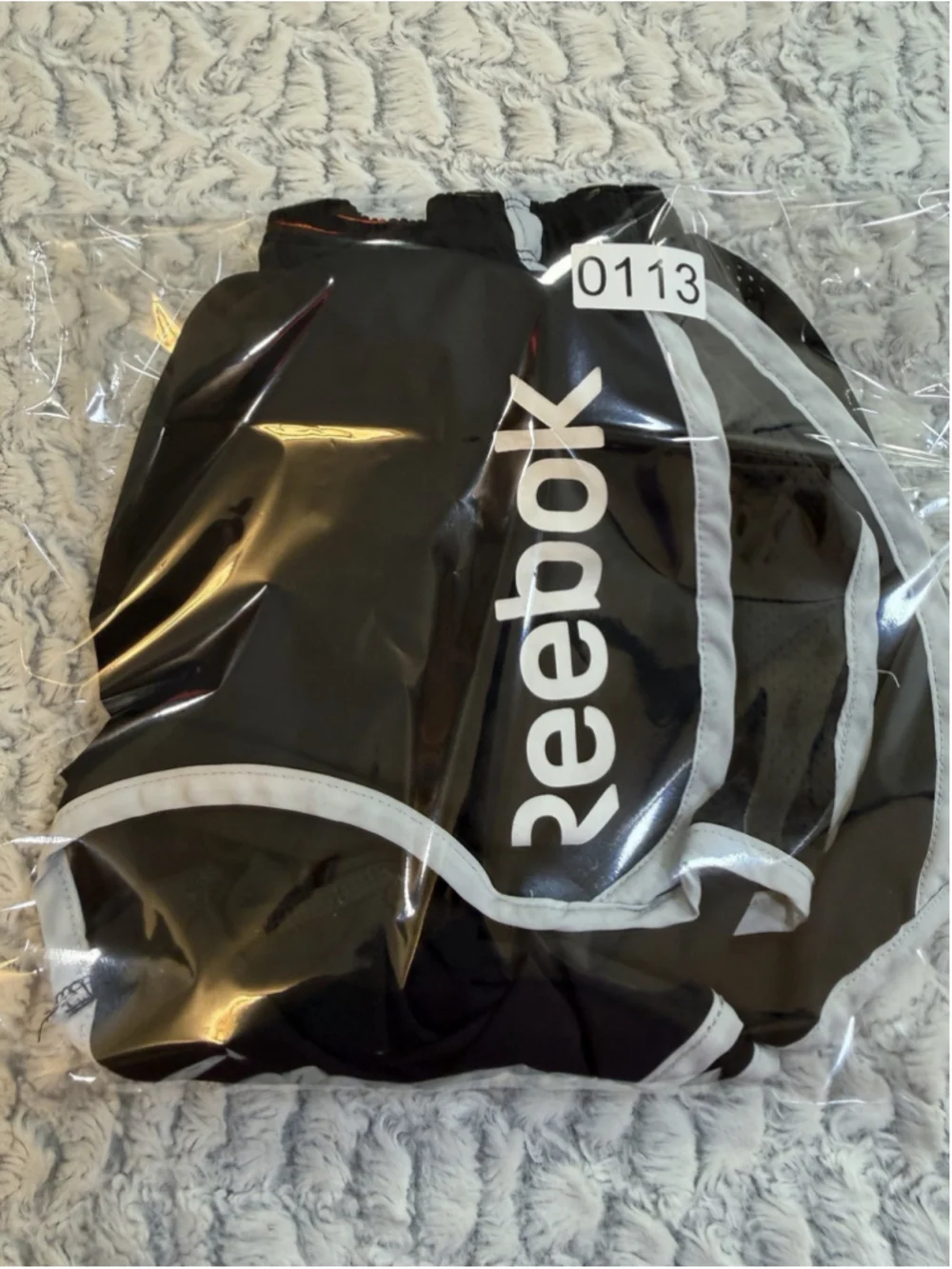 Reebok Women’s Black Mesh Running Shorts Drawstring Elastic Waist, M